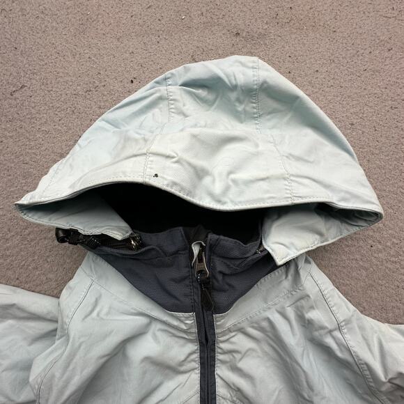 Vintage Volcom Snow Ski Jacket Womens Medium Blue Hooded Full Zip Pockets Hood - Picture 7 of 16